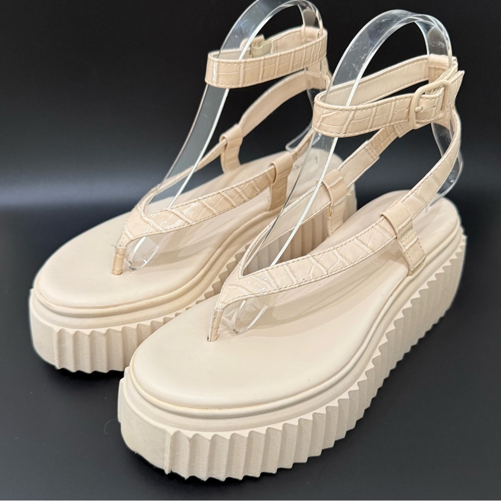 Circus NY Sam Edelman Elana Ankle Strap Chunky Platform Sandals Women's Size 6.5